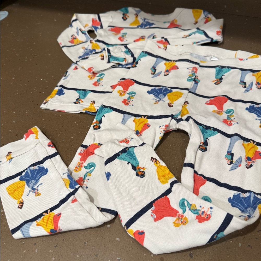 Gap Disney Kids Princess Print Pajamas
